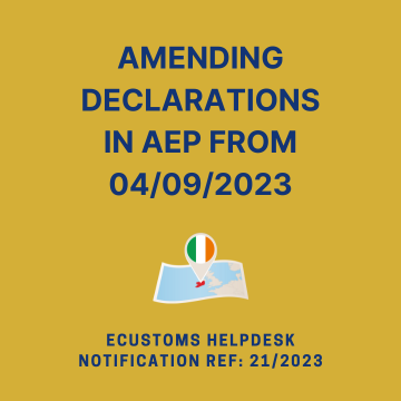 amending declarations in AEP from 04/09/2023