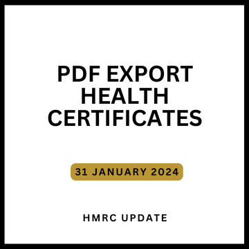 PDF Export Health Certificates