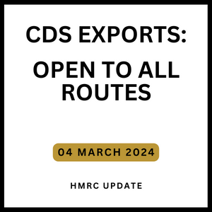 CDS EXPORTS OPEN TO ALL ROUTES