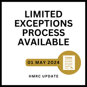 Limited exceptions process available