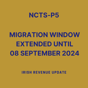 NCTS5 New Migration Window