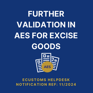 Further validation in AES for Excise Goods